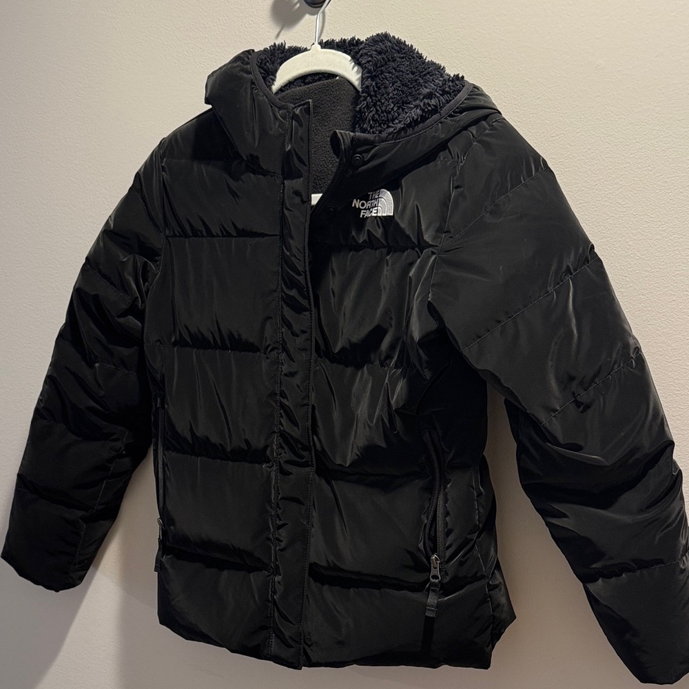The North Face Girls Black Puffer Coat